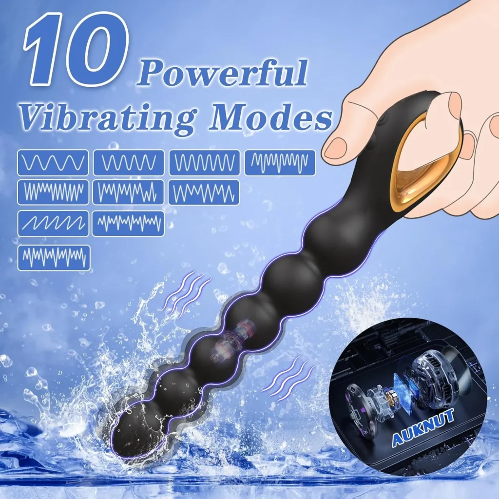 10 Mode Vibrating Anal Beads in Pakistan