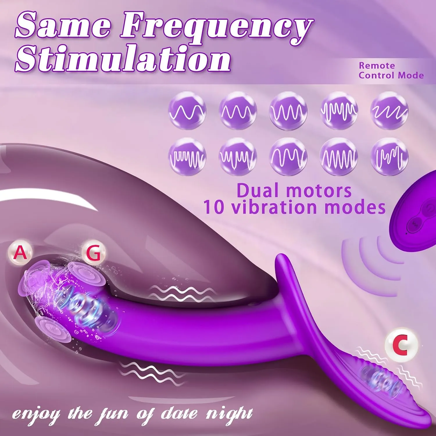 10 Mode Vibrating Strap On Dildo in Pakistan