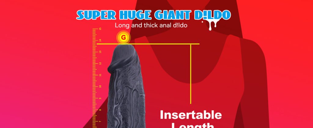 17inch Huge Black Cock Giant Monster Dildo