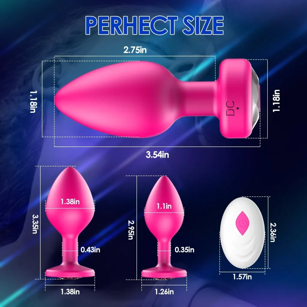 3 PCS Vibrating Anal Plug Training Kit in Pakistan
