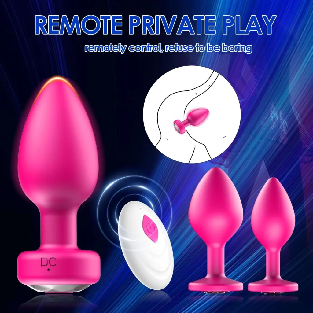 3 PCS Vibrating Anal Plug Training Kit in Pakistan
