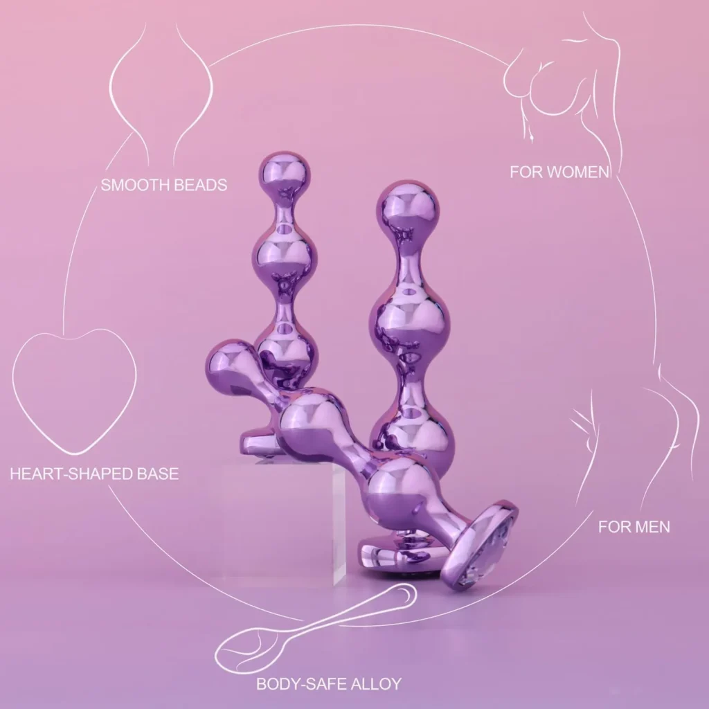3 Pcs Lightweight Anal Beads Set in Pakistan