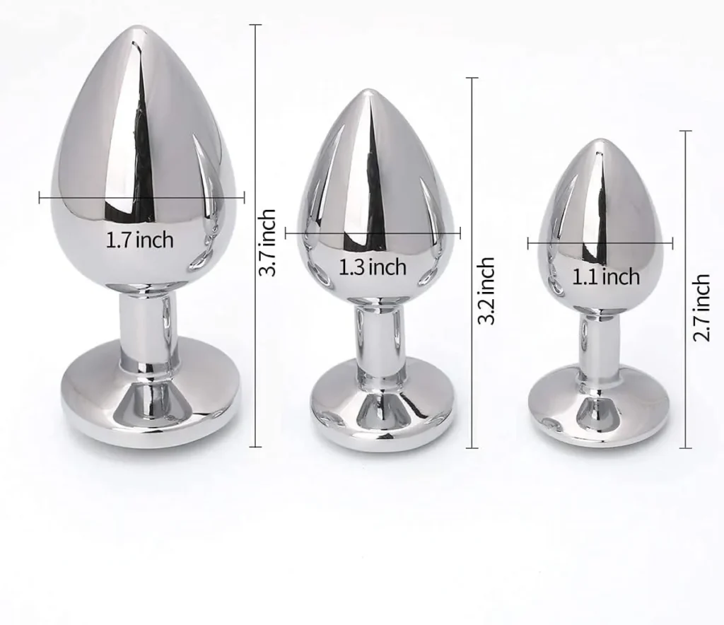 3 Pcs Luxury Anal Butt Plug in Pakistan