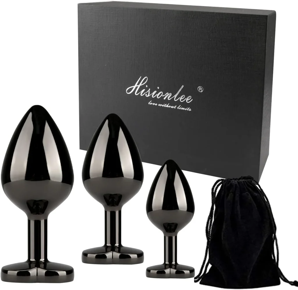 3 Piece Metal Anal Plug Training Kit in Pakistan