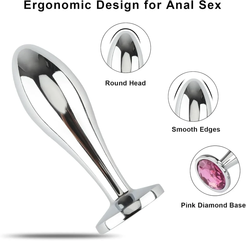 3 Piece Metal Anal Plug Training Kit in Pakistan