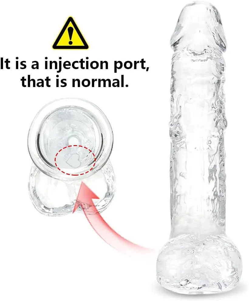 3 Piece Realistic Clear Dildo Set in Pakistan