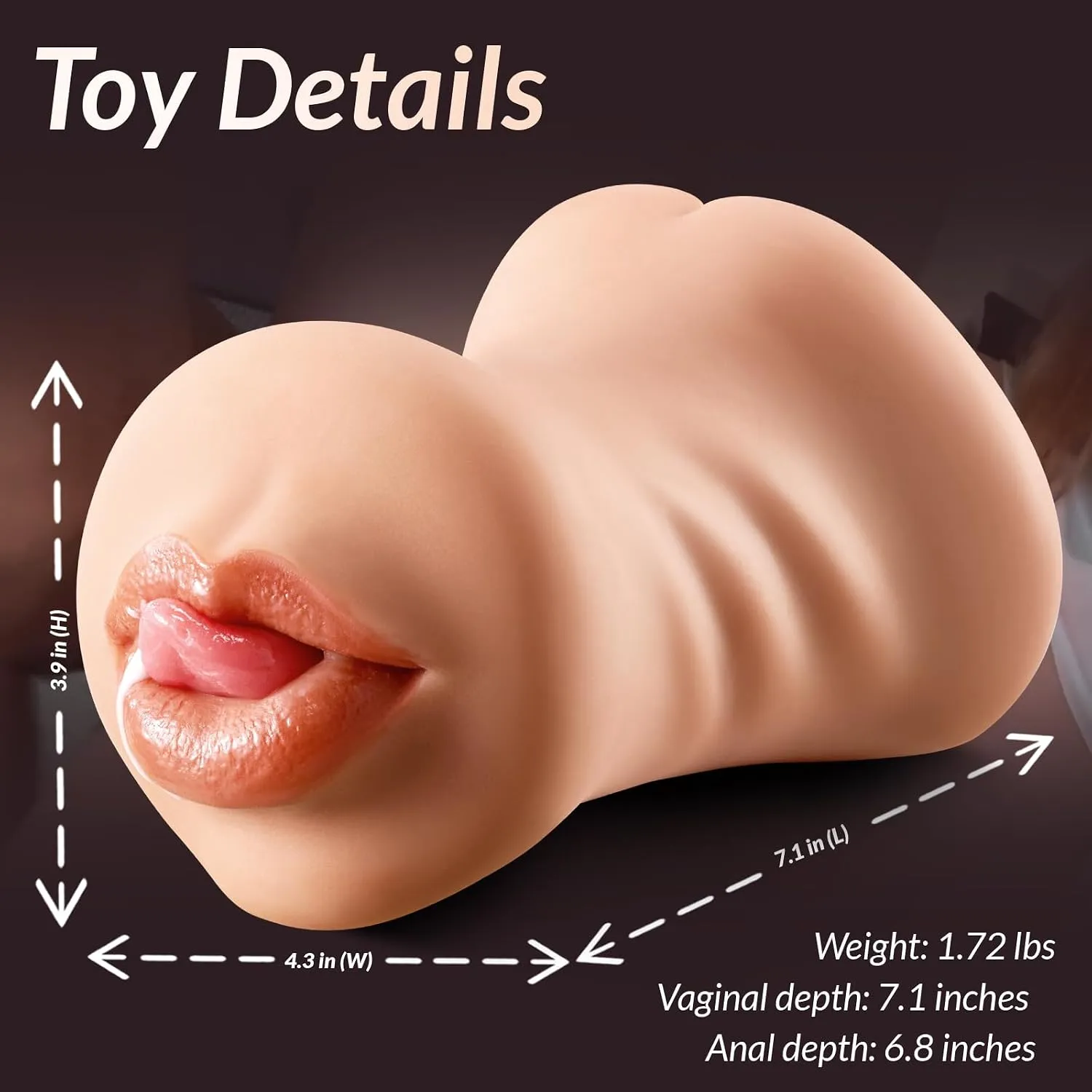 3 in 1 Realistic Male Masturbator in Pakistan
