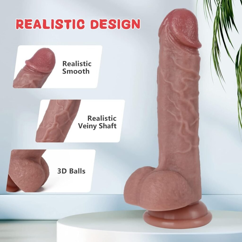 7 Inch Realistic Dildo with Strong Suction Cup