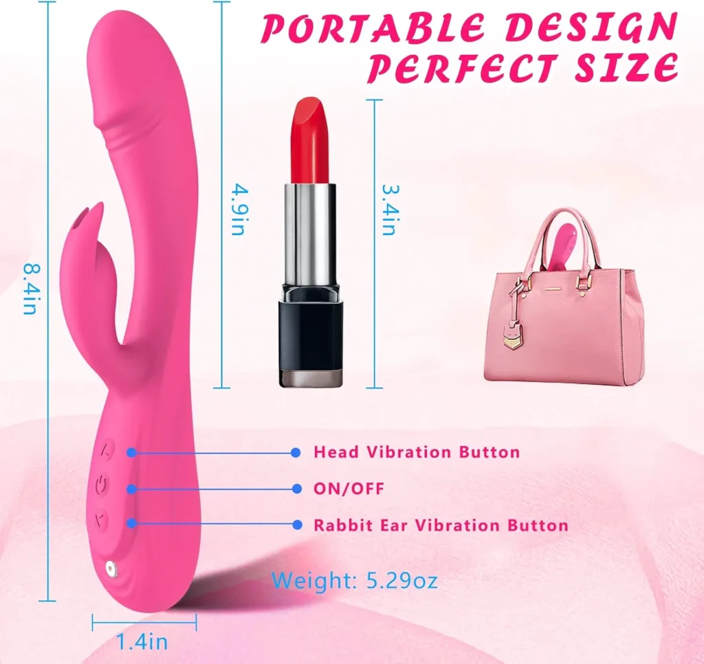8 Inch Rabbit G Spot Vibrator in Pakistan