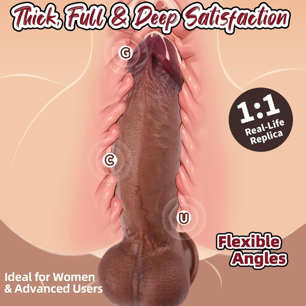8 Inch Thick Silicone Dildo in Pakistan