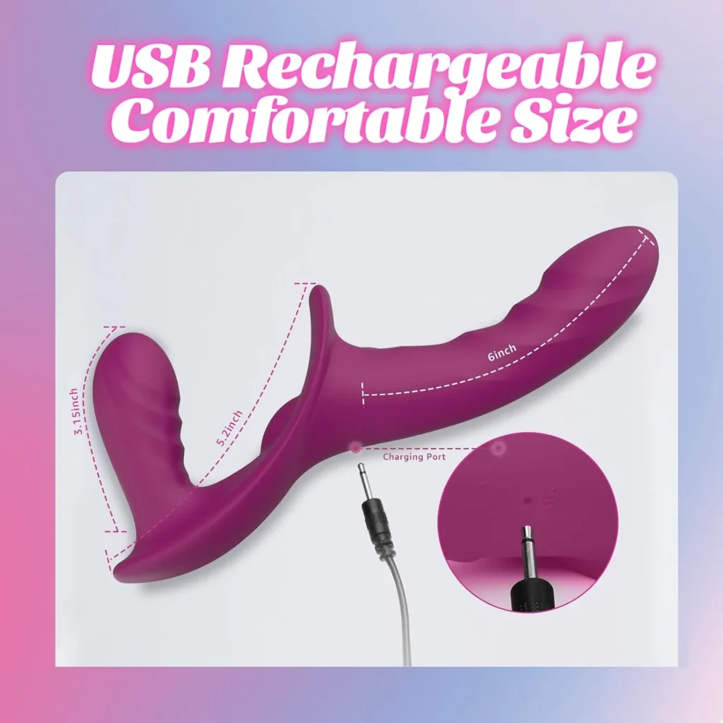 9 Mode Vibrating Strap On Dildo in Pakistan