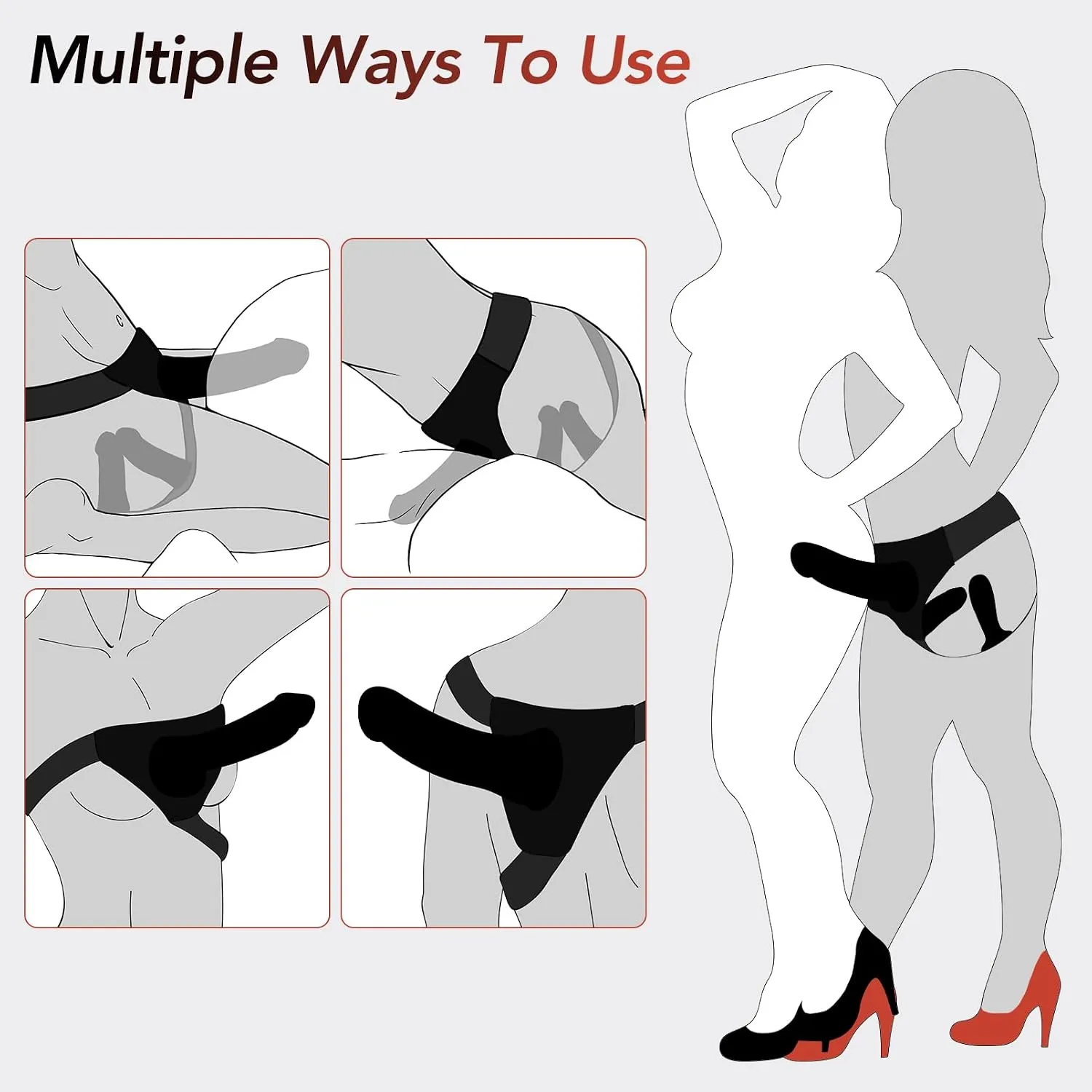 Adjustable Strap On Dildo Set in Pakistan
