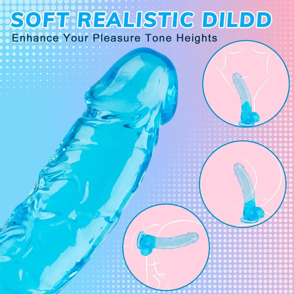 Best 7 Inch Realistic Blue Dildo in Pakistan