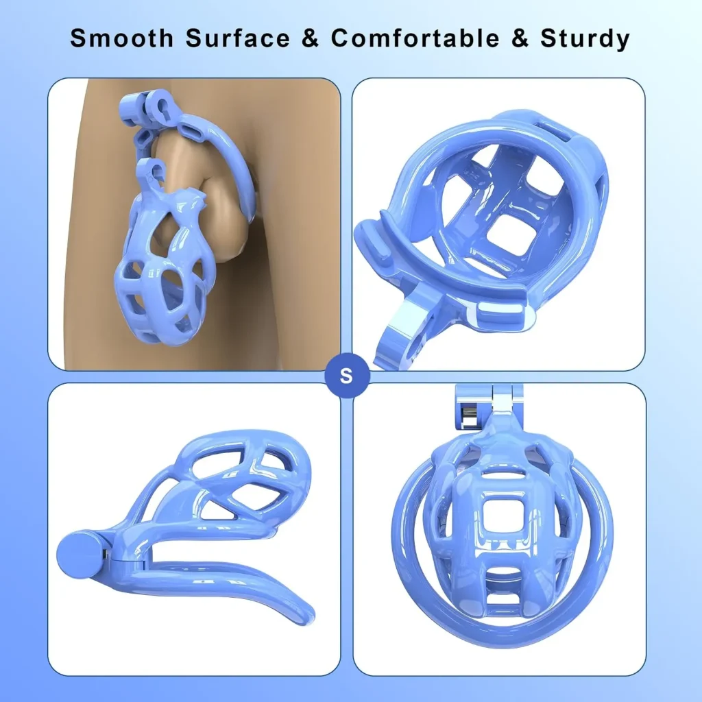 Blue Cobra Male Chastity Cage in Pakistan