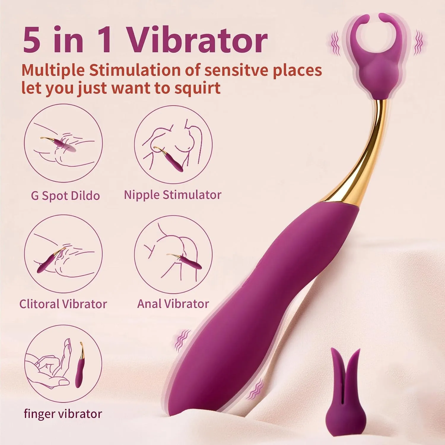 Clitoral G Spot Vibrator Dildo in Pakistan