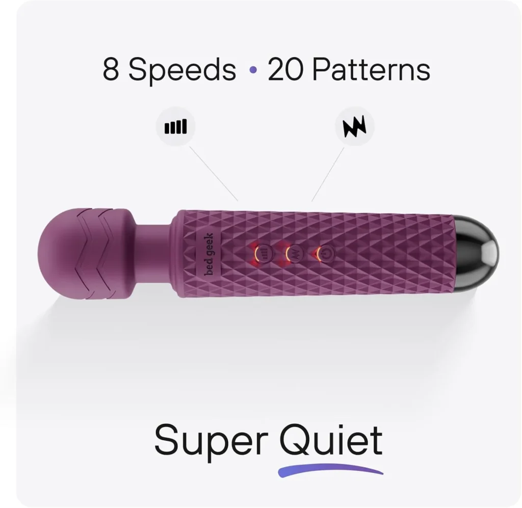 Cordless Vibrator Wand Massager Toy