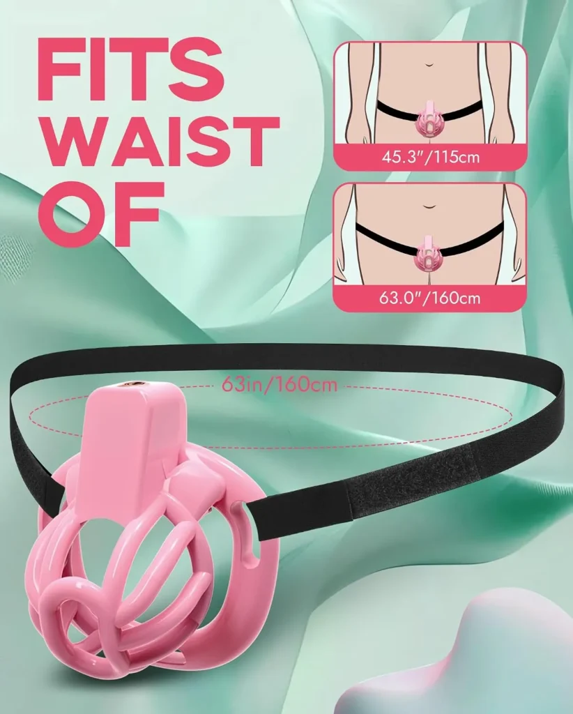 Lightweight Adjustable Male Chastity Cage
