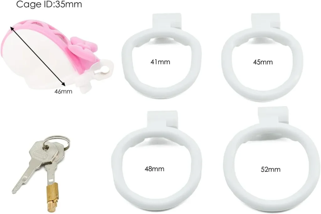 Men Chastity Cage with Invisible Lock