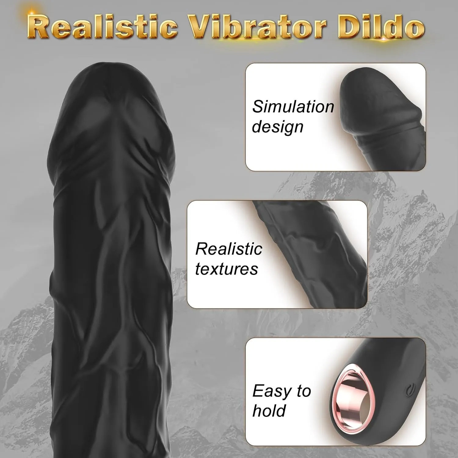 Realistic G Spot Dildo Vibrator in Pakistan