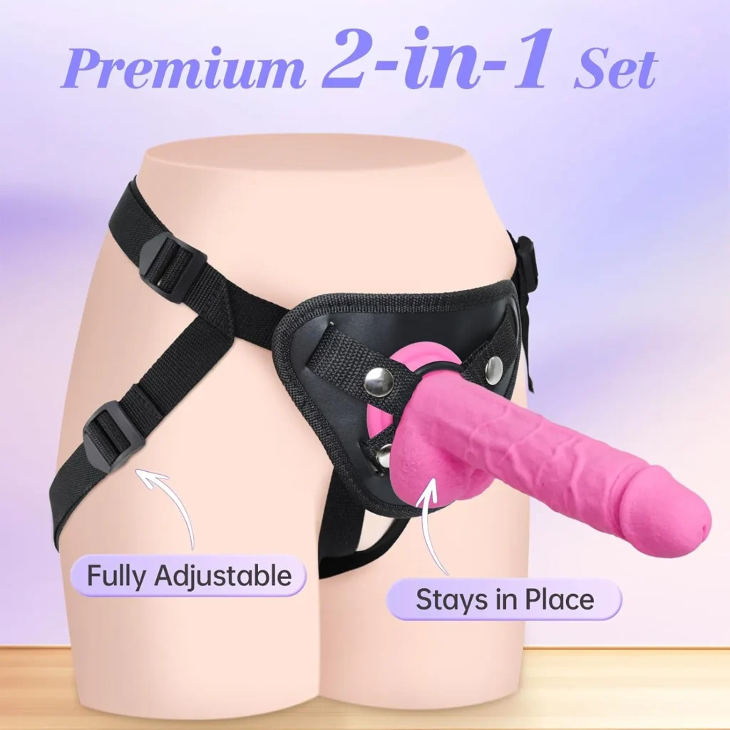 Realistic Silicone Strap On Dildo in Pakistan