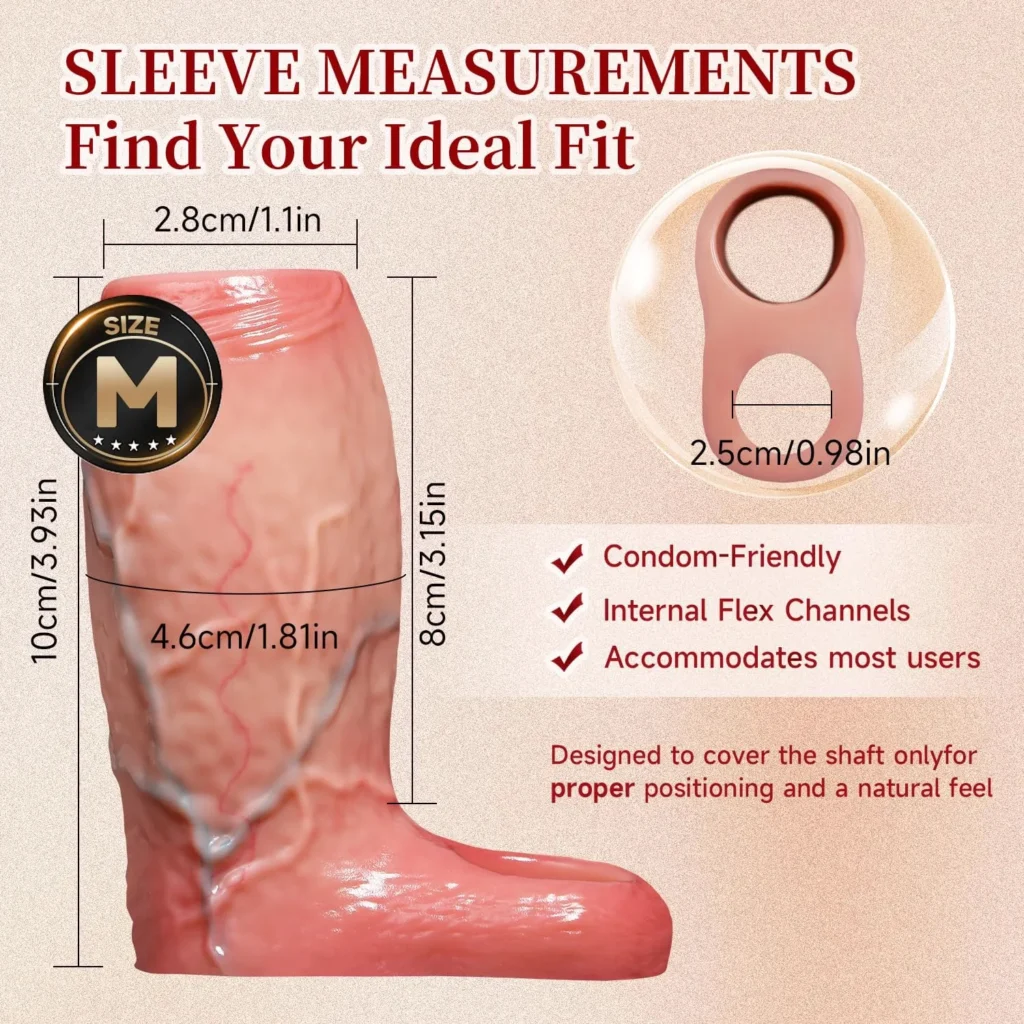 Reusable Realistic Penis Sleeve in Pakistan