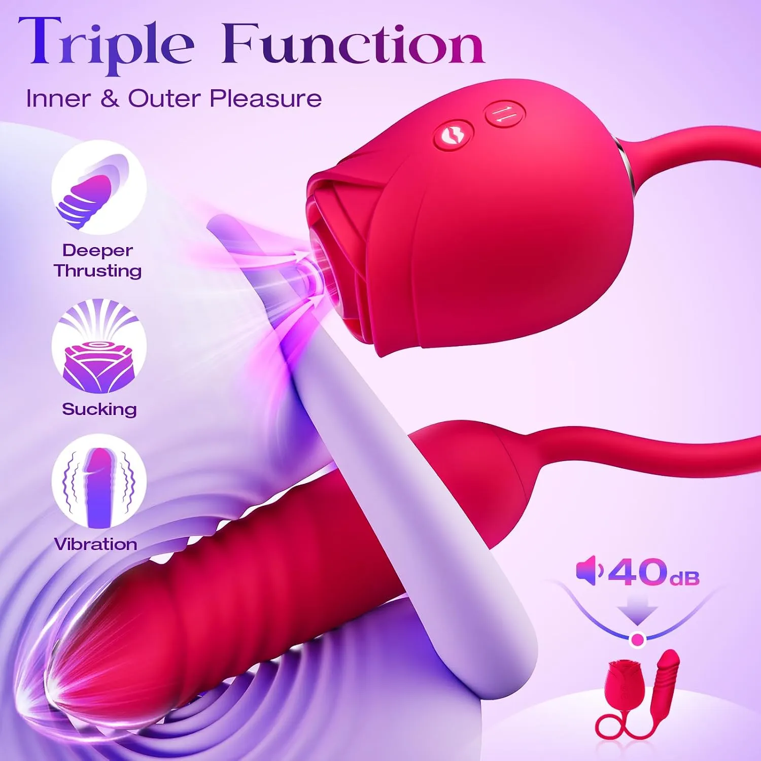 Thrusting G Spot Vibrator Dildo in Pakistan