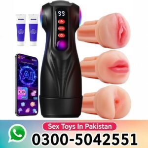 3 Sleeve AI Male Masturbator in Pakistan