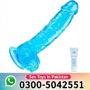 Best 7 Inch Realistic Blue Dildo in Pakistan