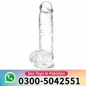 6 Inch Clear Realistic Dildo in Pakistan