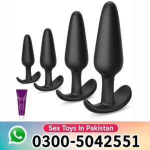 4 PCS Silicone Anal Plug Set for Beginners