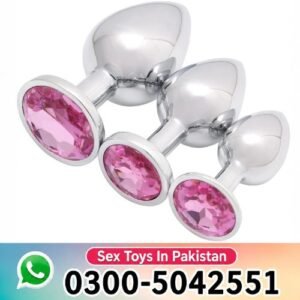 3 Pcs Luxury Anal Butt Plug in Pakistan