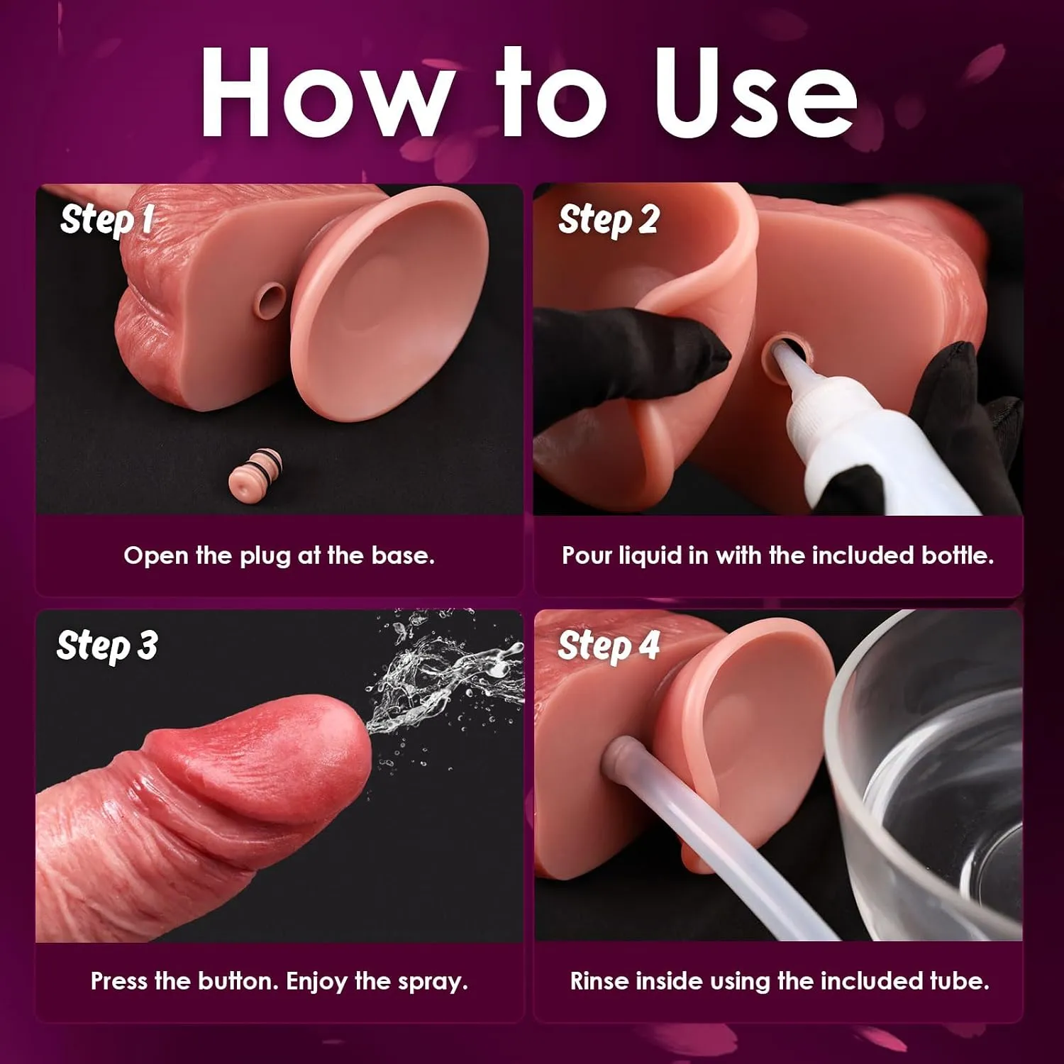 11 Inch Vibrator Remote Dildo in Pakistan