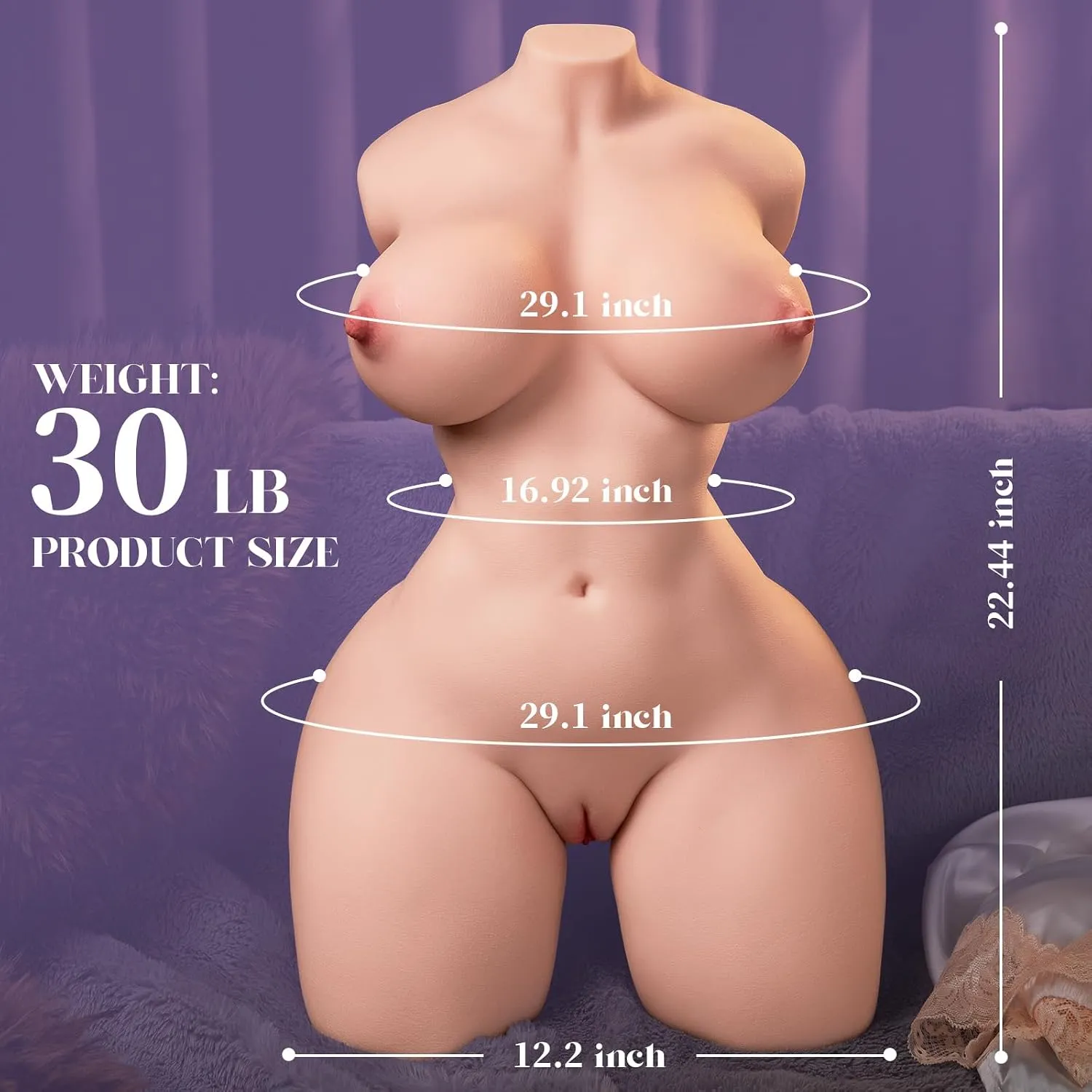 30 LB Adult Realistic Sex Doll Torso in Pakistan
