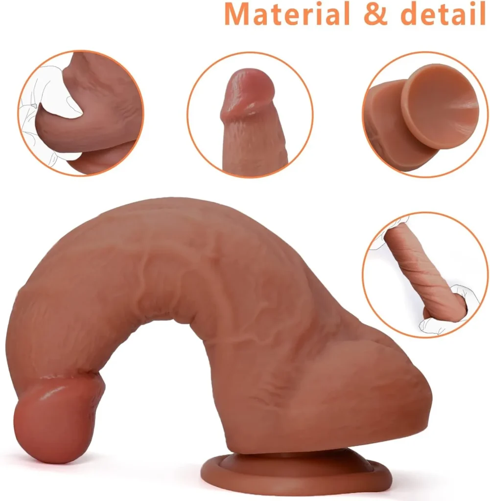 7 Inch Realistic Silicone Dildo in Pakistan
