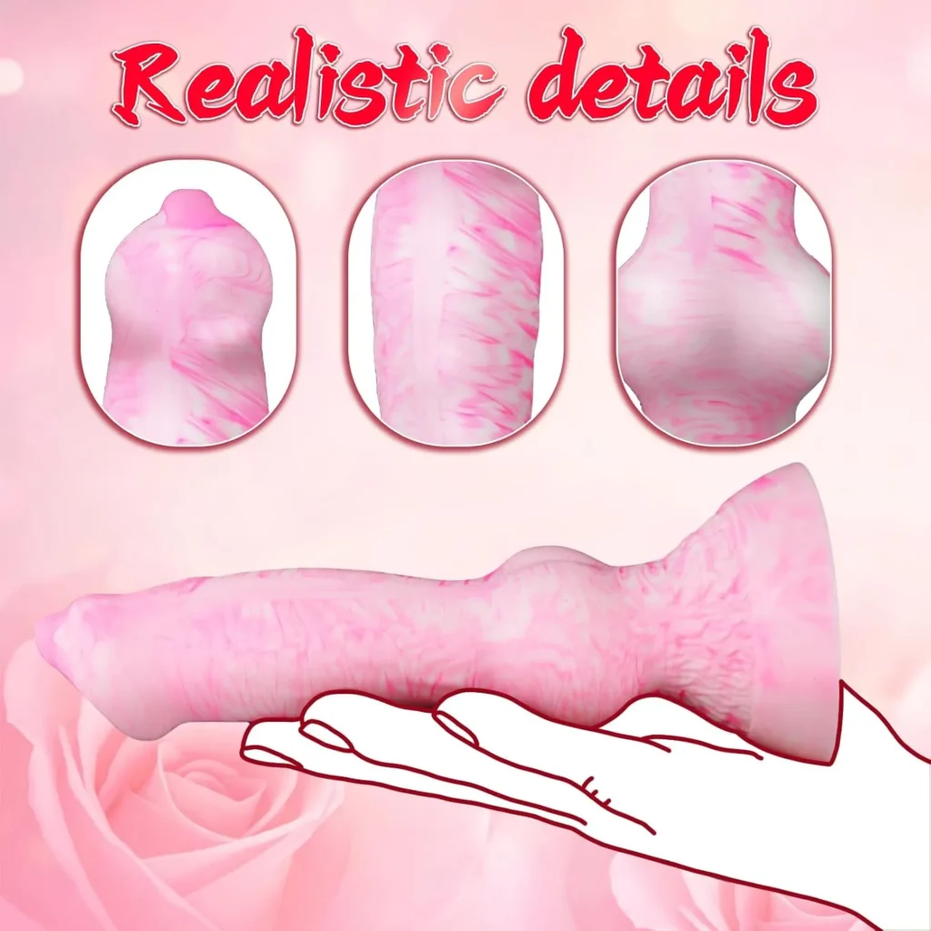 7 Inch Small Curved Silicone Dildo