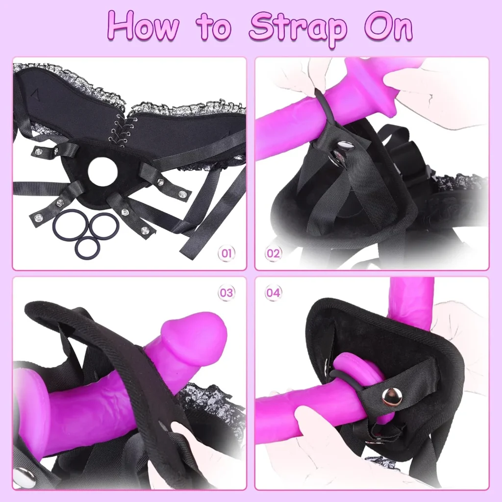 Double Strap On Dildo for Women