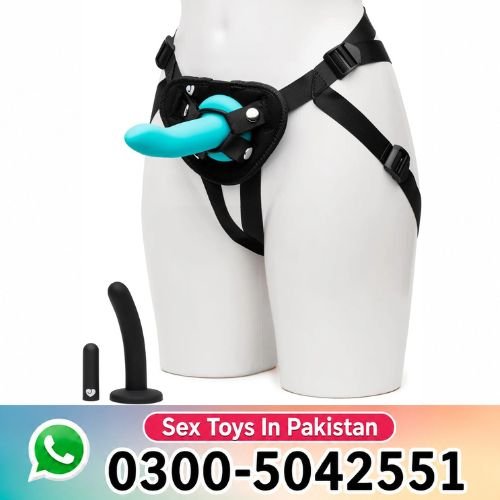 Vibrating Strap On Dildo Harness Set in Pakistan