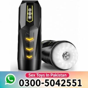 9 Mode Vibrating Male Masturbator in Pakistan