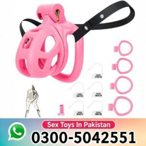 Male Chastity Cage with Elastic Belt