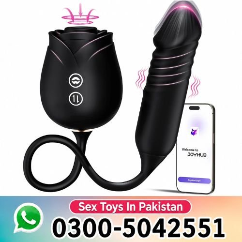Best App Rose Sucking Vibrator Dildo in Pakistan